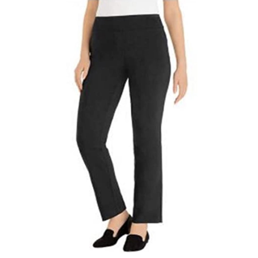 Hilary Radley Ladies' Pull-On Pant with Tummy Cont